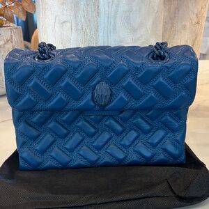 Nevwr been used Kurt Geiger Blue Quilted Shoulder Bag
